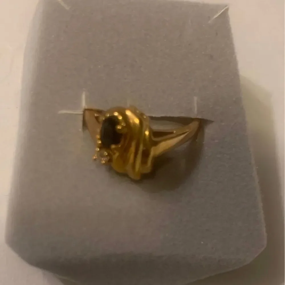 10 precious stones size 7 ladies vintage rings size 7